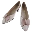 Mila Schon Leather Pumps White US5 - Autre Marque