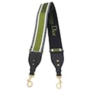 Dior Canvas Leather Shoulder Bag with Strap