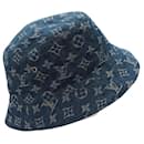 Louis Vuitton Monogram Bucket Hat Denim