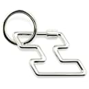 Hermes H Key Holder Silver Metal - Hermès