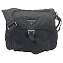 Prada Nylon Tessuto Logo Shoulder Bag
