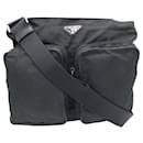 Prada Nylon Tessuto Logo Messenger Bag