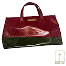Red Louis Vuitton Red Wilshire PM Monogram Vernis (2019)