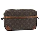 LOUIS VUITTON Monogram Compiegne 28 Clutch Bag M51845 LV Auth 100367 - Louis Vuitton