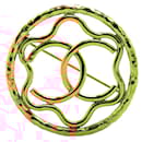 Chanel Coco Mark Circle Motif Brooch