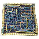 HERMES Cashmere Silk Shawl Panoplie Equestre - Hermès