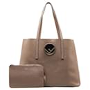 Fendi Leather F Is Tote Bag