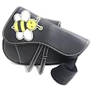 Dior Kaws Bee Leather Saddle Body Bag Black - Christian Dior
