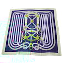 Hermes Cashmere Silk Stole Blue - Hermès