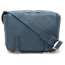 Loewe Anagram Military Leather Messenger Bag XS