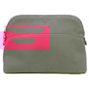 Hermes Canvas Bolide Pouch Pink - Hermès