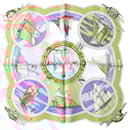 Hermes Silk Gavroche 45 Scarf Blue Multicolor - Hermès