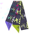 Hermes Silk Twilly Scarf HERMES PARADE - Hermès