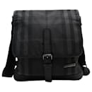 Burberry Black Nylon and Leather Shoulder Bag