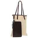 Sac à main en toile Zucca FENDI beige Auth 100235 - Fendi