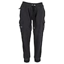 Dolce & Gabbana Drawstring Joggers in Black Cotton