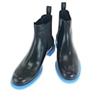 Louis Vuitton Leather Side Gore Short Boots