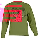 Kenzo Tiger Graphic Sweater in Red Cotton	