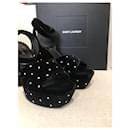 SAINT LAURENT Sandals T.EU 40 Velvet - Saint Laurent