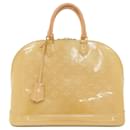 Louis Vuitton Alma MM Handbag Vernis