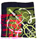 Hermes Silk Scarf Eperon dor Red - Hermès