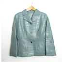 Veste Crocodile Hermes Bleue 2H1224D16U36 - Hermès
