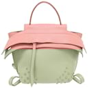 Tod's Wave Line Pink Leather Handbag