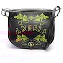 Gucci MLB LA Angels Leather Shoulder Bag