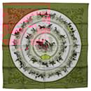 Hermes Silk Scarf LA PROMENADE DE LONGCHAMPS - Hermès