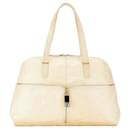 Fendi Zucca Unzipped Leather Tote Bag