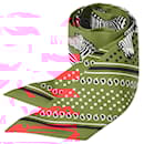Hermes Silk Twilly Scarf Red Multi - Hermès