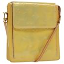 LOUIS VUITTON Monogram Vernis Motto Accessory Pouch Gris M91030 LV Auth ep6527 - Louis Vuitton