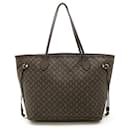 Louis Vuitton Monogram Idylle Neverfull MM 2way Bag Brown M40513