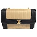Chanel Lambskin Mademoiselle Matelasse Shoulder Bag