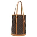 LOUIS VUITTON Bolsa de Ombro Monogram Bucket GM M42236 LV Auth ar12919 - Louis Vuitton