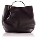 Black Leather Diorific Bucket Bag