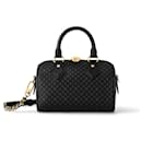 LV Speedy black leather nanogram - Louis Vuitton