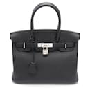 Hermes Birkin 30 Handbag in Black Togo Leather - Hermès