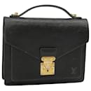 LOUIS VUITTON Epi Monceau 28 Hand Bag Black M52122 LV Auth ar12996 - Louis Vuitton