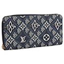 LOUIS VUITTON Monogram Jaguar Zippy Wallet Wallet Blue M80212 LV Auth ar13002 - Louis Vuitton