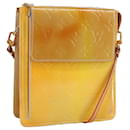LOUIS VUITTON Monogram Vernis Motto Accessory Pouch Gris M91030 LV Auth 102106 - Louis Vuitton