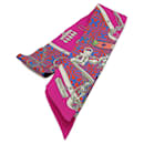Hermes Silk Twilly Scarf Purple Pink - Hermès