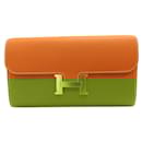 Hermes Constance Long Wallet Gold Hardware - Hermès