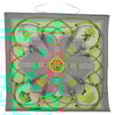 HERMES Carre90 GRANDE TENUE Écharpe Soie Verte Auth 101166 - Hermès