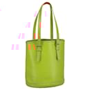 LOUIS VUITTON Bolsa de Ombro Epi Bucket PM Laranja Mandarim M5899H LV Auth 100466 - Louis Vuitton