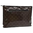 LOUIS VUITTON Eclipse Glaze Pochette Cosmos Clutch Bag M63373 LV Auth 102492 - Louis Vuitton