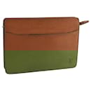 LOUIS VUITTON Epi Pochette Homme Clutch Bag Zipangu Gold M52528 LV Auth ti2447 - Louis Vuitton