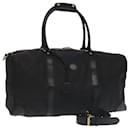 FENDI Zucchino Canvas Boston Bag Coated Canvas 2way Black Auth 99424 - Fendi