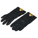Hermes Kelly Cadena Charm Leather Gloves - Hermès