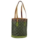LOUIS VUITTON Bolsa de Ombro Monogram Bucket PM M42238 LV Auth am7284 - Louis Vuitton